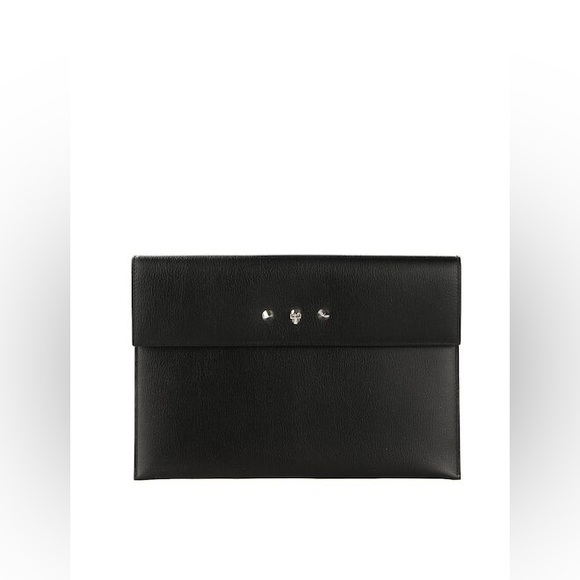 Alexander McQueen Skull and Stud Envelope Clutch - Picture 9 of 11